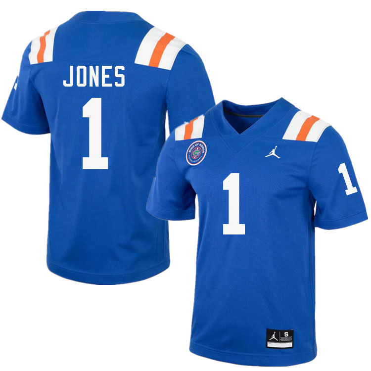 Micah Jones Florida Jersey,Florida Gators #1 Micah Jones Uniforms,Jersey Youth-Throwback Royal